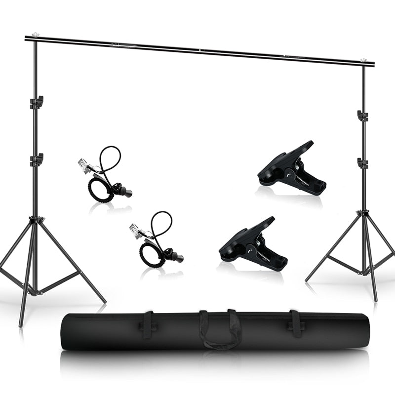 Kit de sistema de suporte para cenário de fundo fotográfico