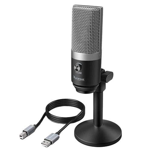 VoiceStream Pro - Microfone USB para Gravação e Streaming