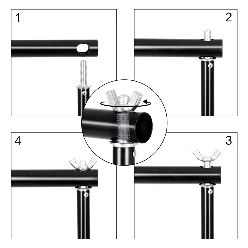 Kit de sistema de suporte para cenário de fundo fotográfico