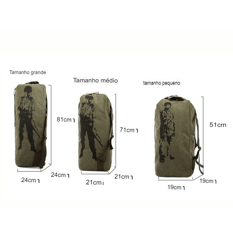 Military Canvas Backpack