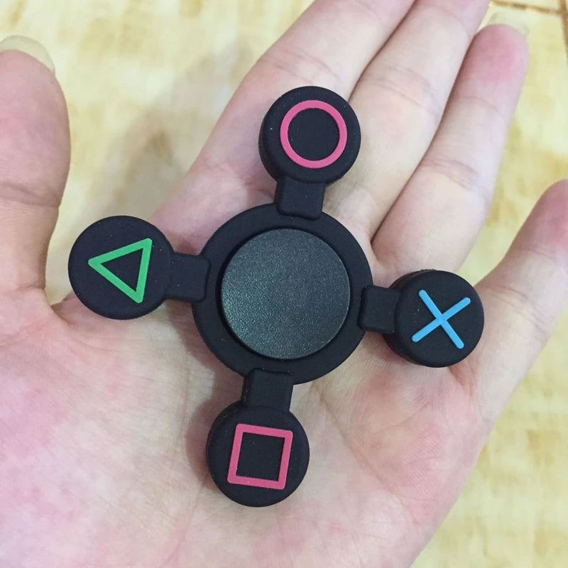 Detachable Game Button Fidget Spinner For Autism And ADHD Rotation Time Long Anti Stress Toys