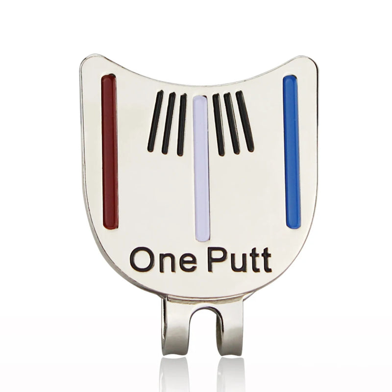 Golf One-Putt Design: Conjunto Magnético de Marcadores de Bola de Golfe com Clip de Chapéu