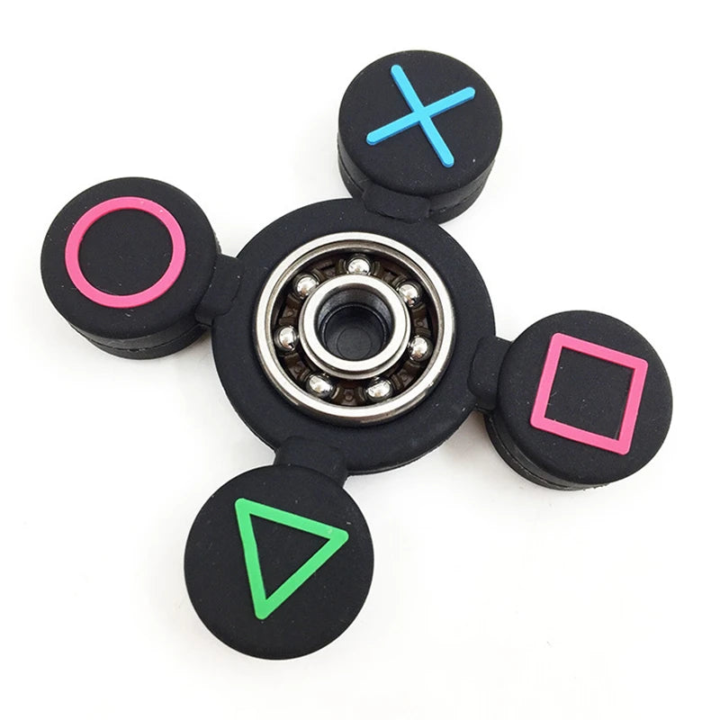 Detachable Game Button Fidget Spinner For Autism And ADHD Rotation Time Long Anti Stress Toys