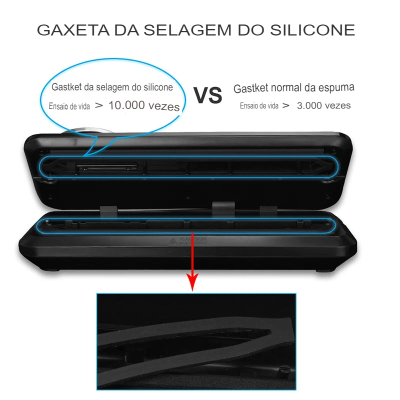 Laimeng Pro S198 Seladora a Vácuo Automática para Alimentos