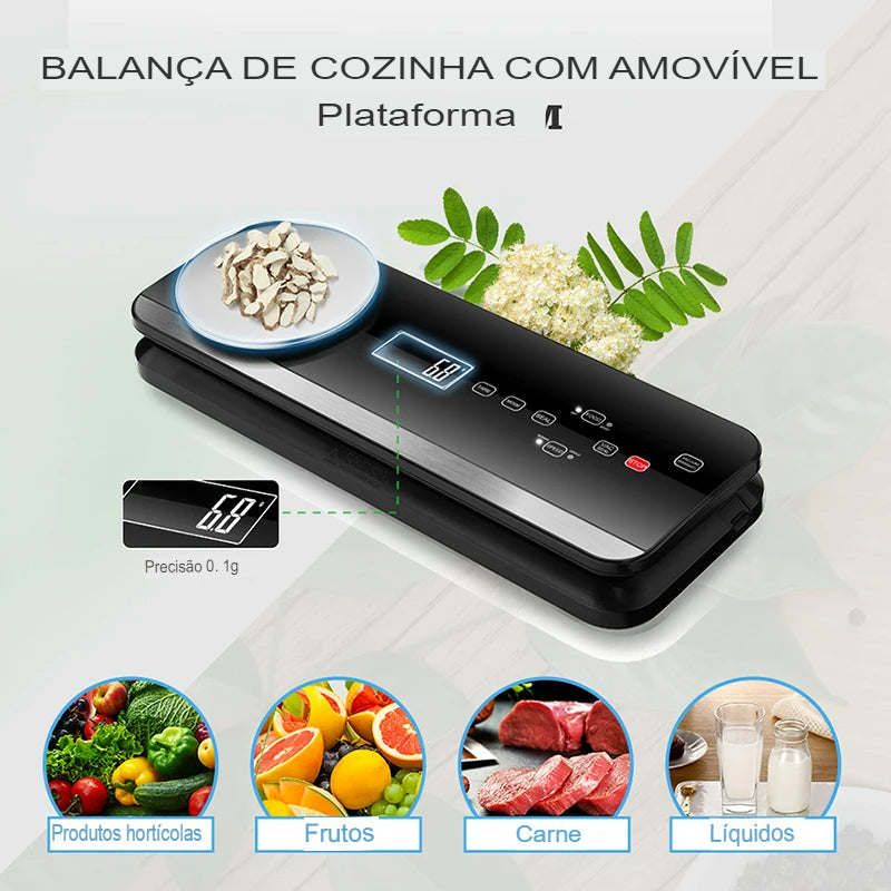 Laimeng Pro S198 Seladora a Vácuo Automática para Alimentos