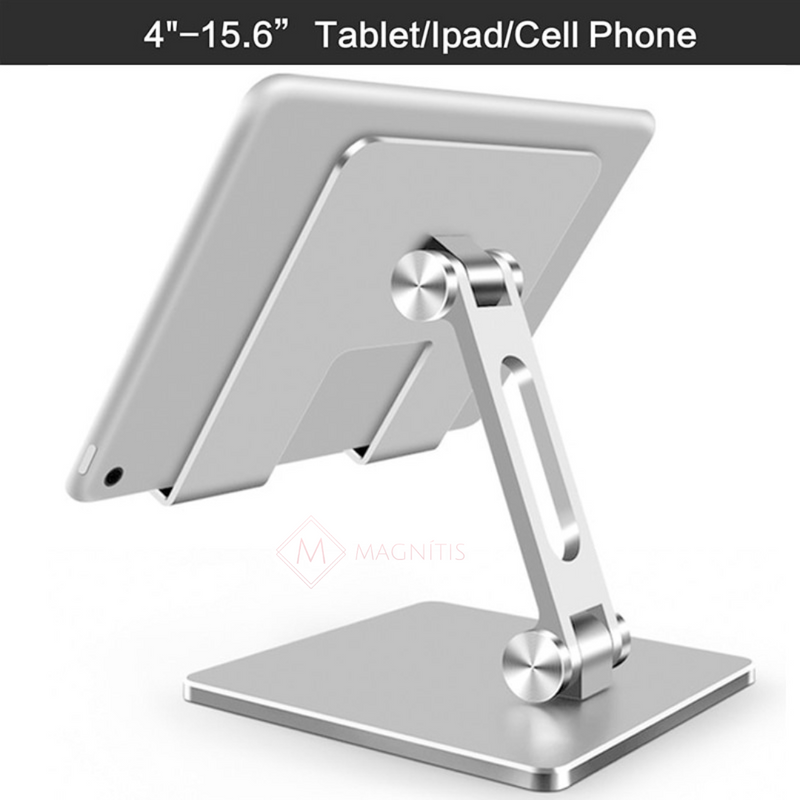 Suporte de mesa de metal para telefones, ajustável para tablet