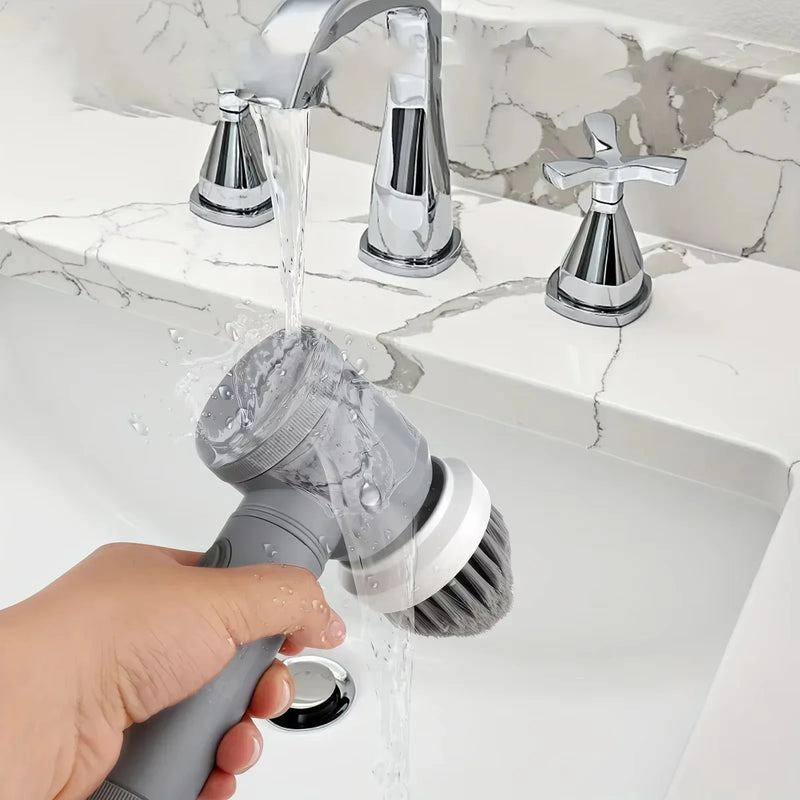 Xiaomi MIJIA Electric Spin Scrubber - Escova Elétrica Multifuncional com 5 Cabeças Reutilizáveis