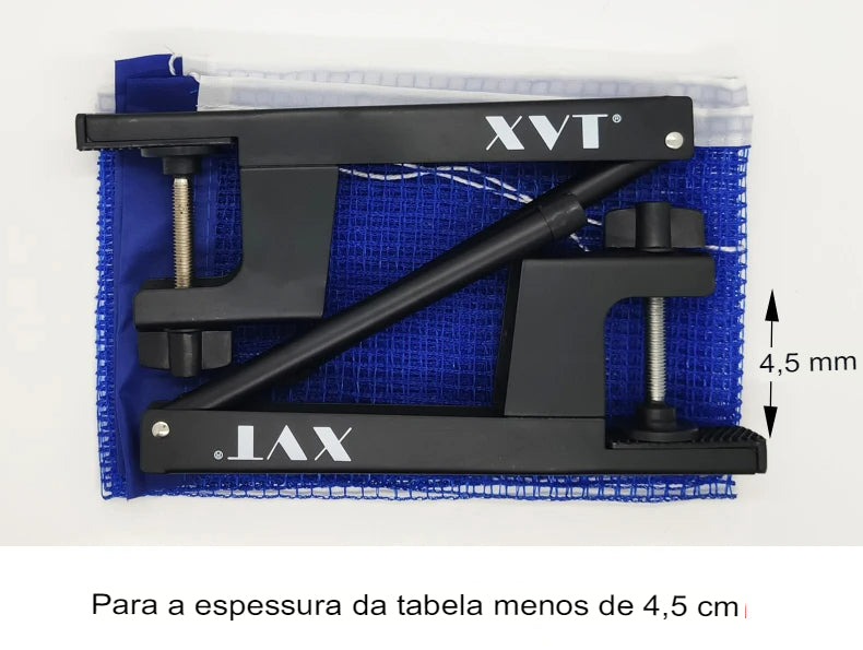 Rede de tênis de mesa de metal profissional xvt de alta qualidade e poste/mesa de pingue-pongue e rede