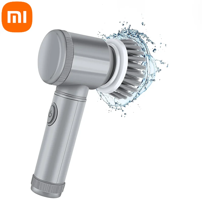 Xiaomi MIJIA Electric Spin Scrubber - Escova Elétrica Multifuncional com 5 Cabeças Reutilizáveis