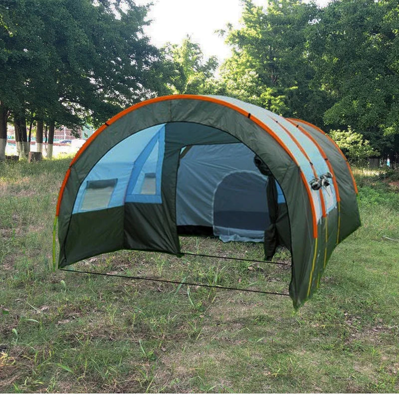 NatureBell Tunnel Tent Family 5-8 Person Double Layer Outdoor Camping Tent