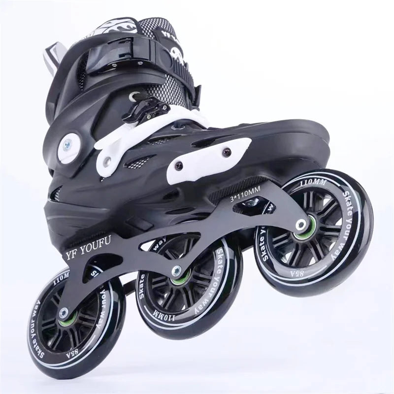 SpeedMax Pro 110 - Patins de Velocidade em Linha para Adultos, 3x110mm