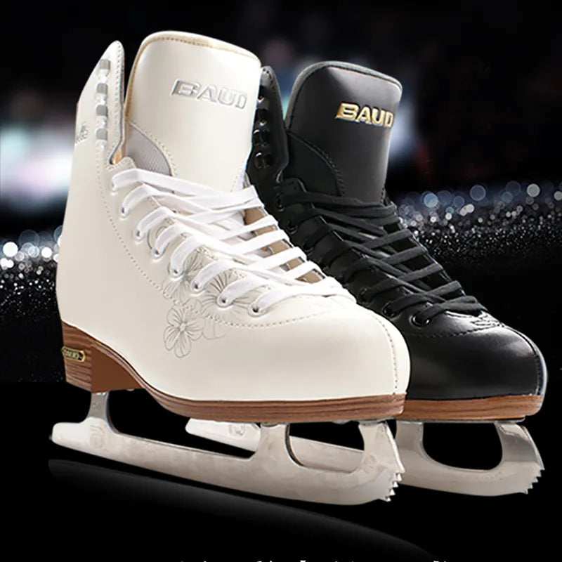 ArcticGlide Thermal Ice Skates: Professional Waterproof Leather Winter Skates