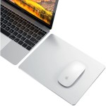 Mousepad Aluminium cinza dupla face à prova d'água