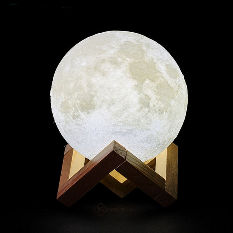 Luminária Lua Cheia 3D