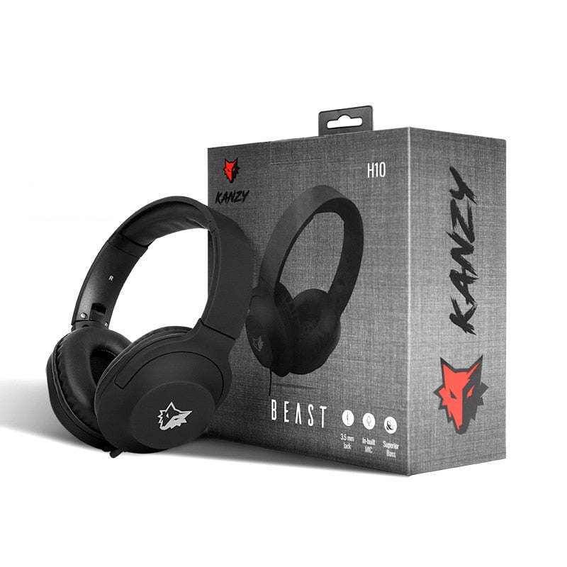 Headset para jogos 7.1 estéreo, dobrável com microfone 3,5 mm AUX