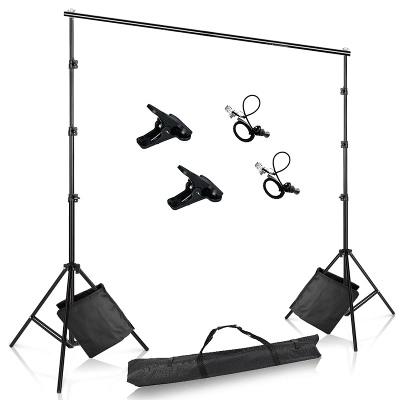 Kit de sistema de suporte para cenário de fundo fotográfico