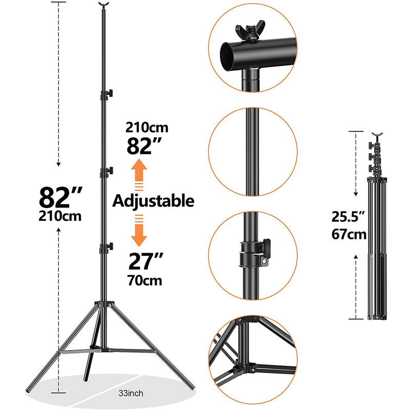 Suporte MAG - Sistema de suporte de fundo para estúdios e fotos.