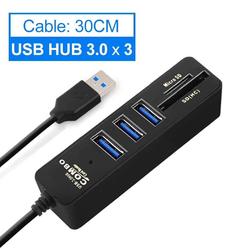 Hub USB 3.0 Multi divisor para pc