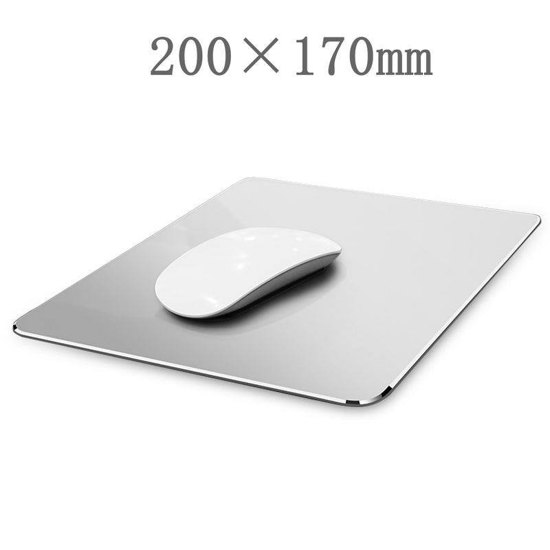 Mousepad Aluminium cinza dupla face à prova d'água