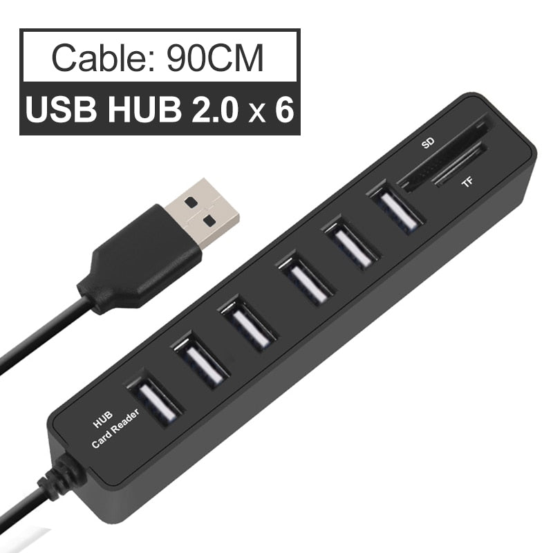 Hub USB 3.0 Multi divisor para pc