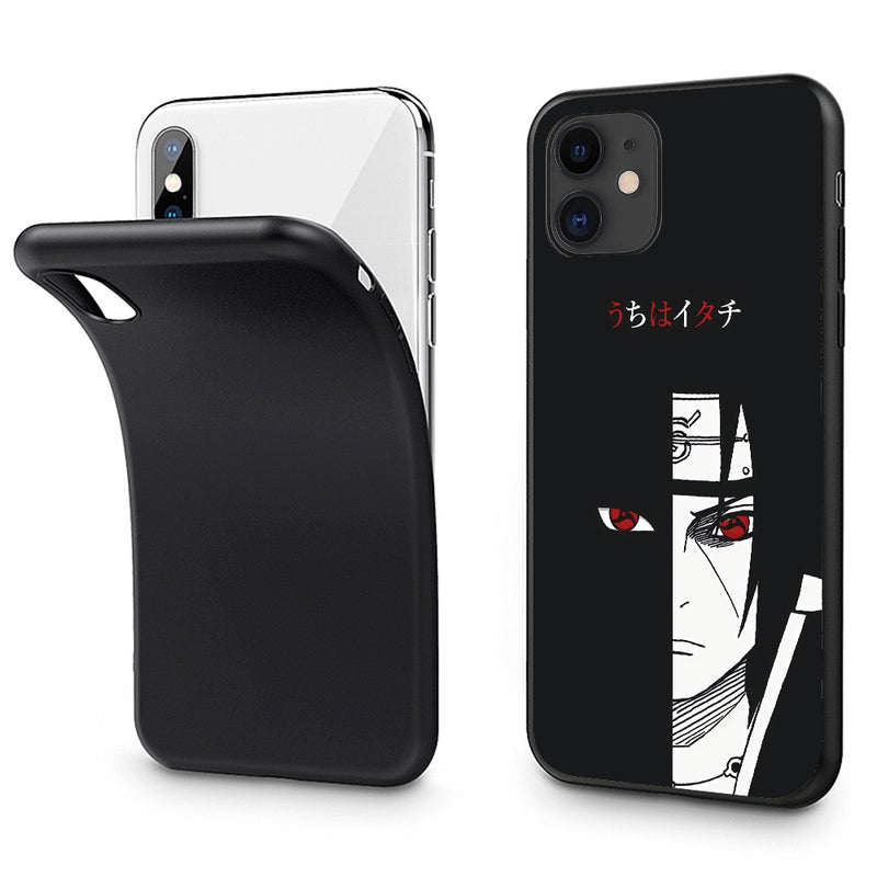 Capa de telefone, tema naruto para iphone 6/7/8 plus/11/12/13 pro max