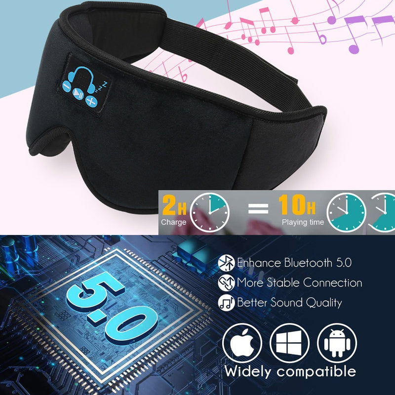 Máscara bluetooth para dormir